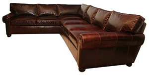 Manchester Leather Sectional