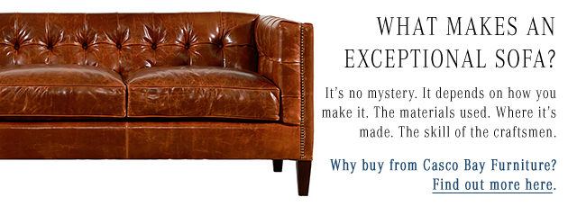 What Makes an exceptional sofa? Find out more about the quality built into Casco By Furniture.