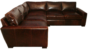 Madison Leather Sectional