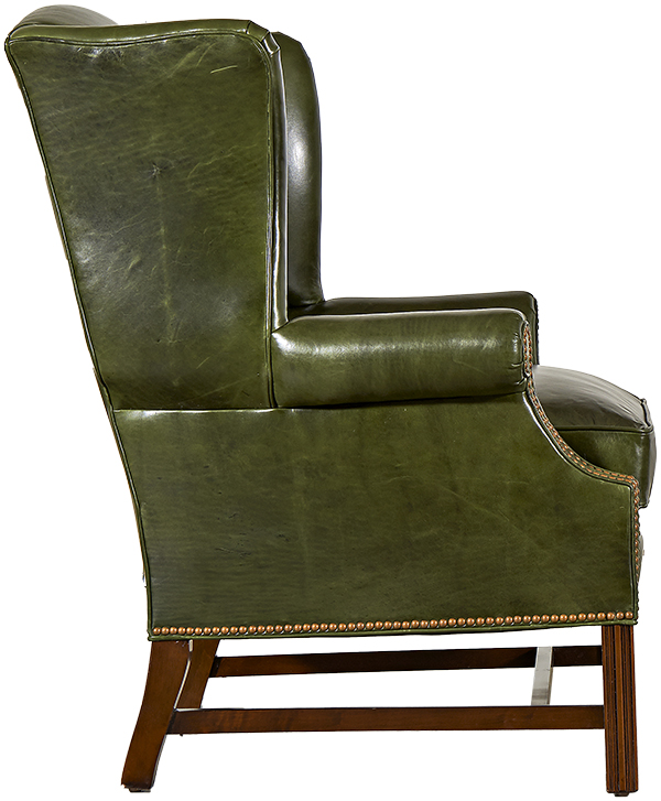 Classic Chippendale Wing Chair