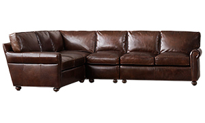 Petite Manchester Leather Sectional